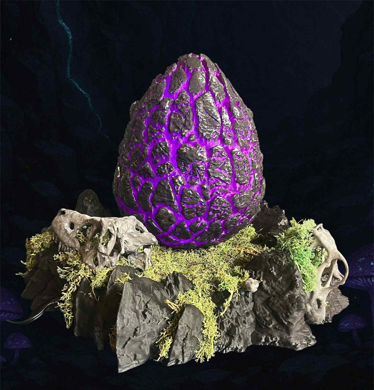 Ark Survival Inspired GIANT Rock Drake Egg Nest - Illuminates!