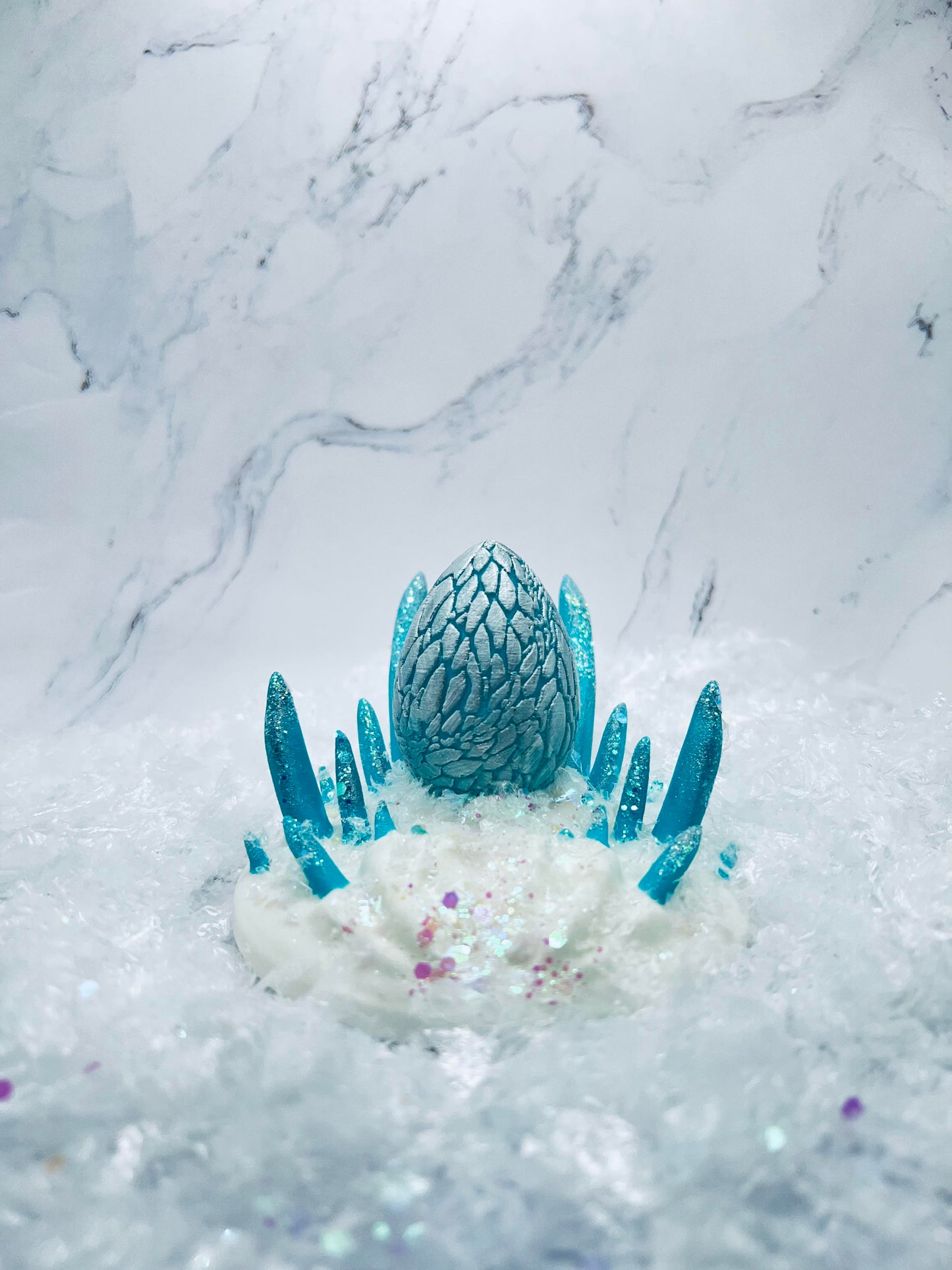 Ice Wyvern Egg Nest (Illuminates!)