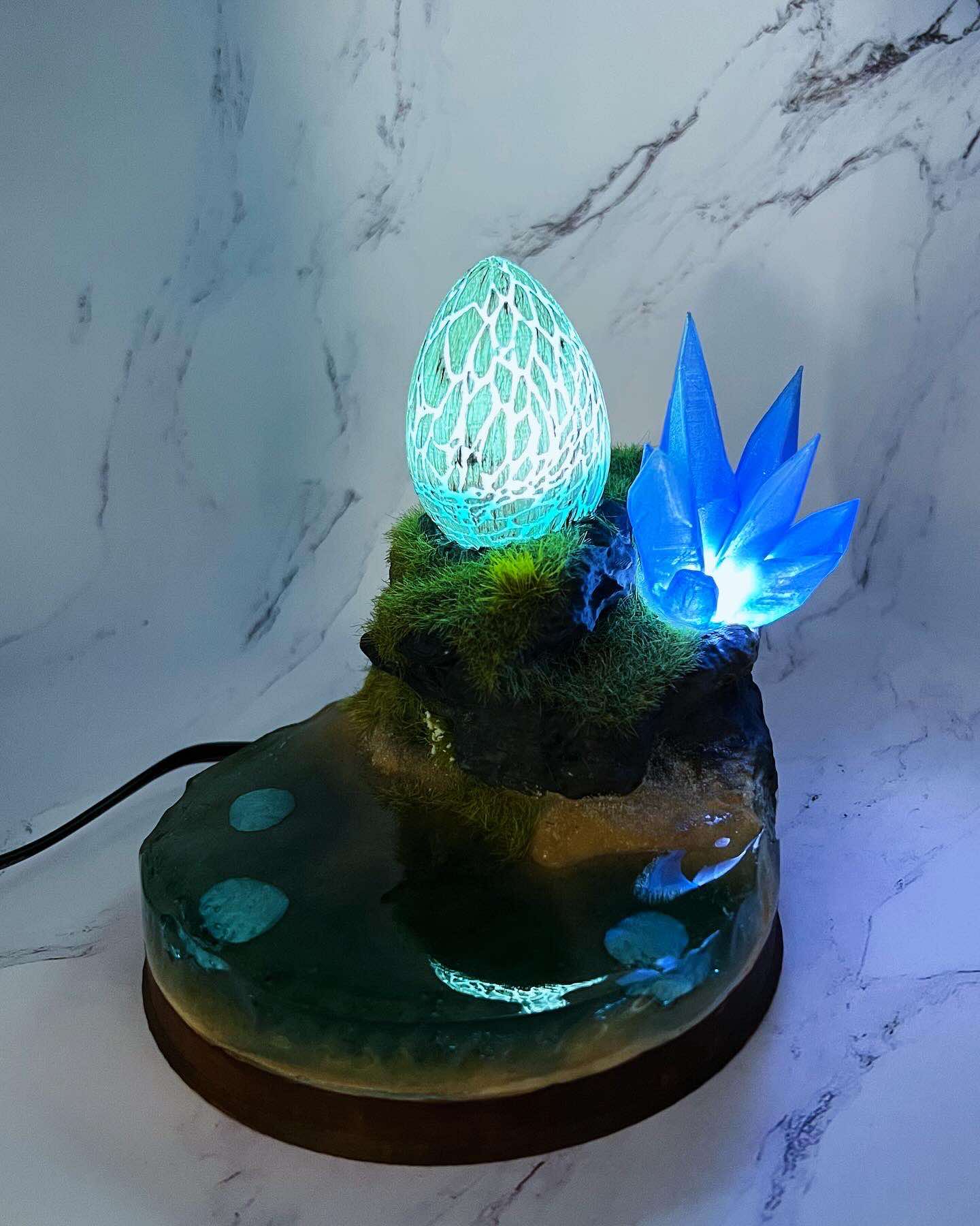 Tropical Crystal Wyvern Egg Nest (Illuminates)!