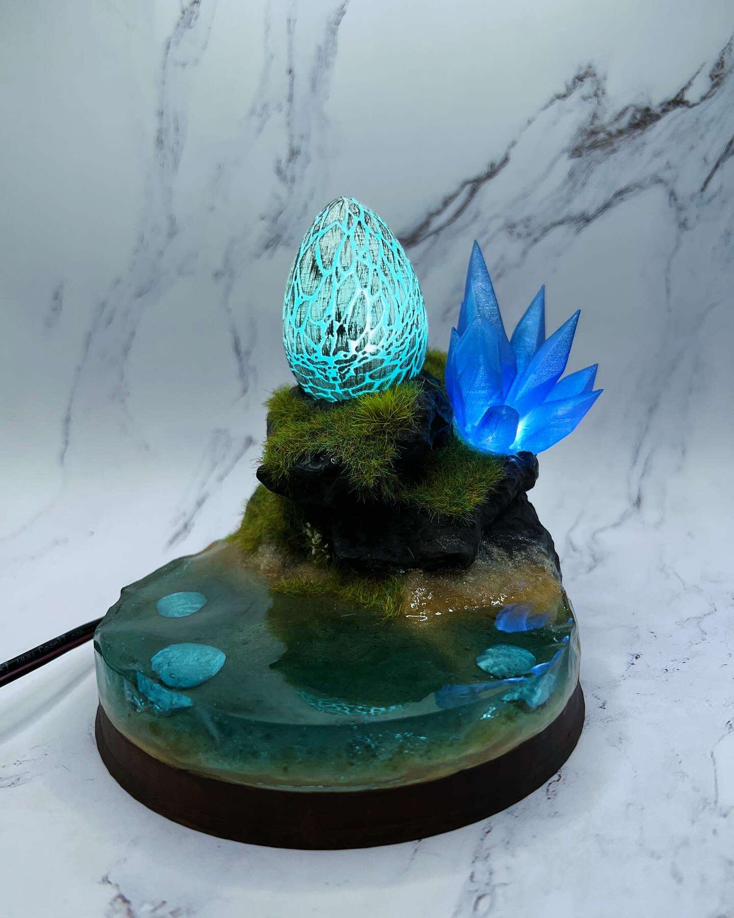 Tropical Crystal Wyvern Egg Nest (Illuminates)!
