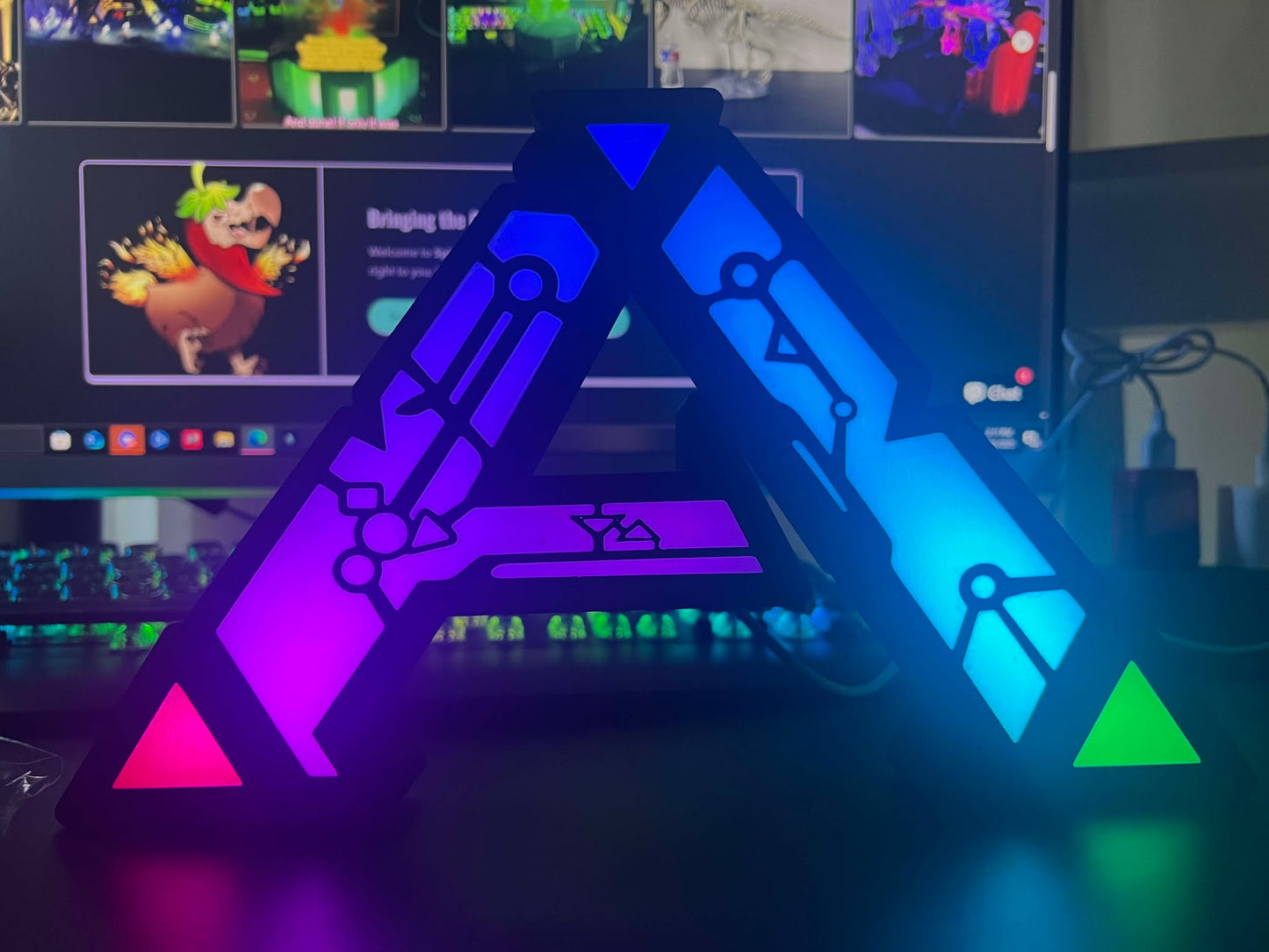 ARK Survival 3D LED Logo Sign – Smart RGB Gaming Decor