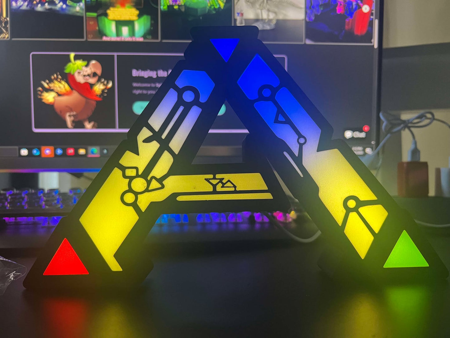 ARK Survival 3D LED Logo Sign – Smart RGB Gaming Decor