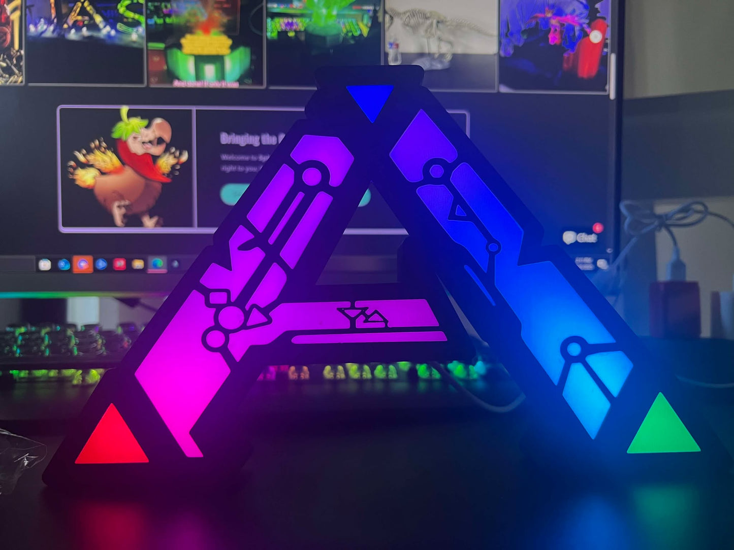 ARK Survival 3D LED Logo Sign – Smart RGB Gaming Decor