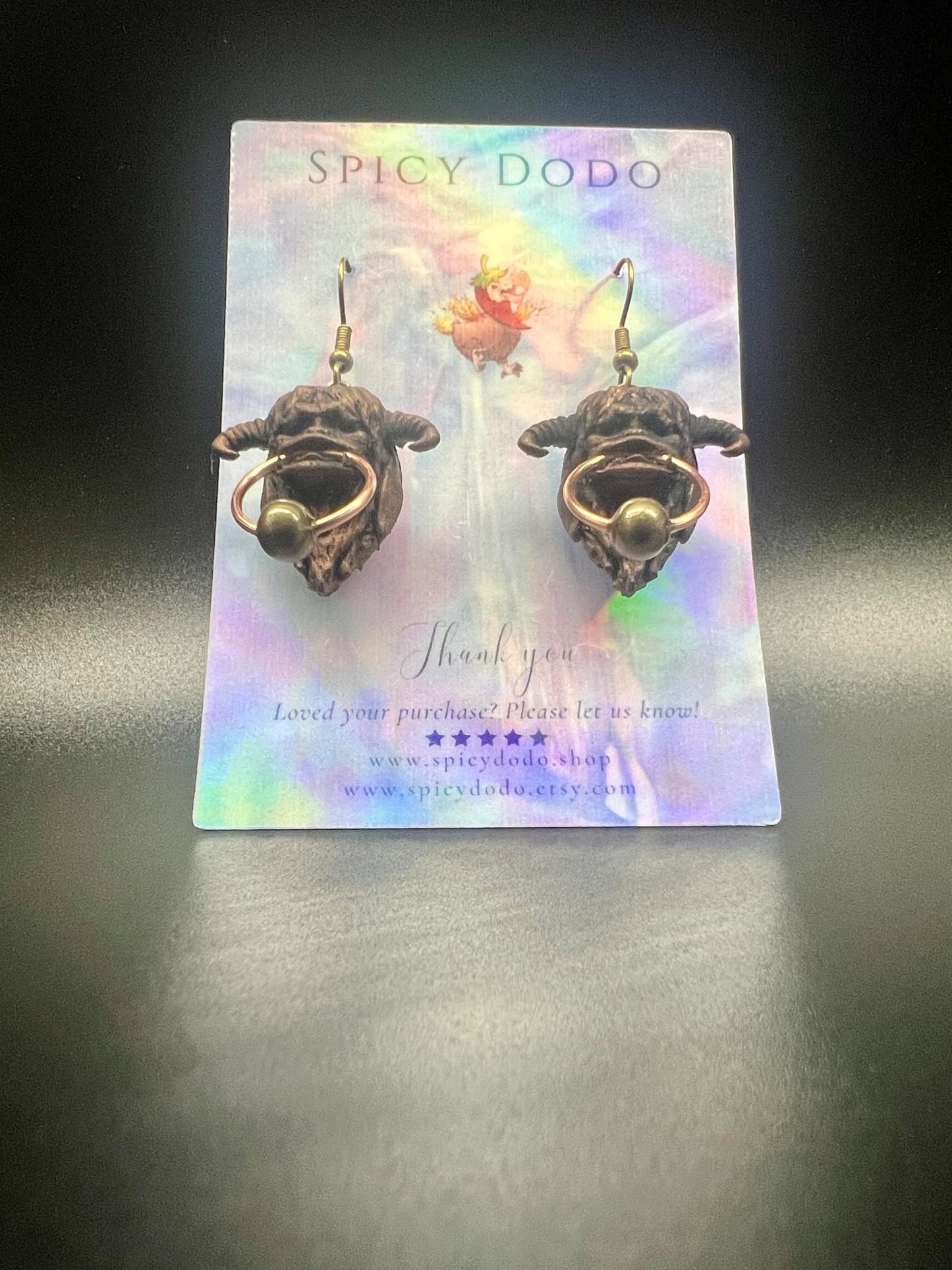 Labyrinth Ludo Earrings