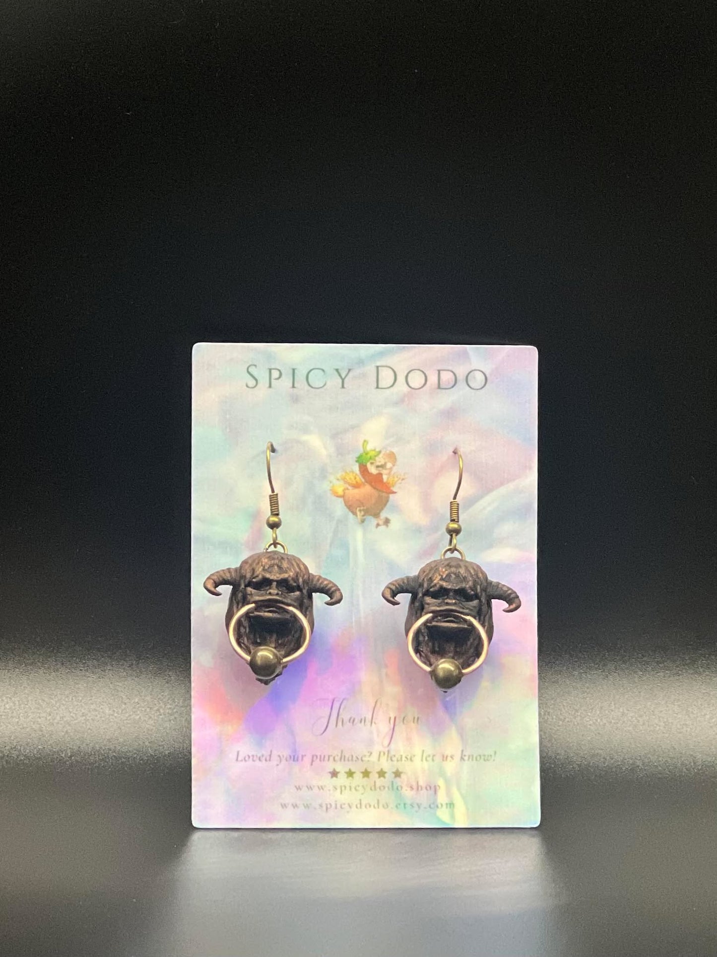Labyrinth Ludo Earrings