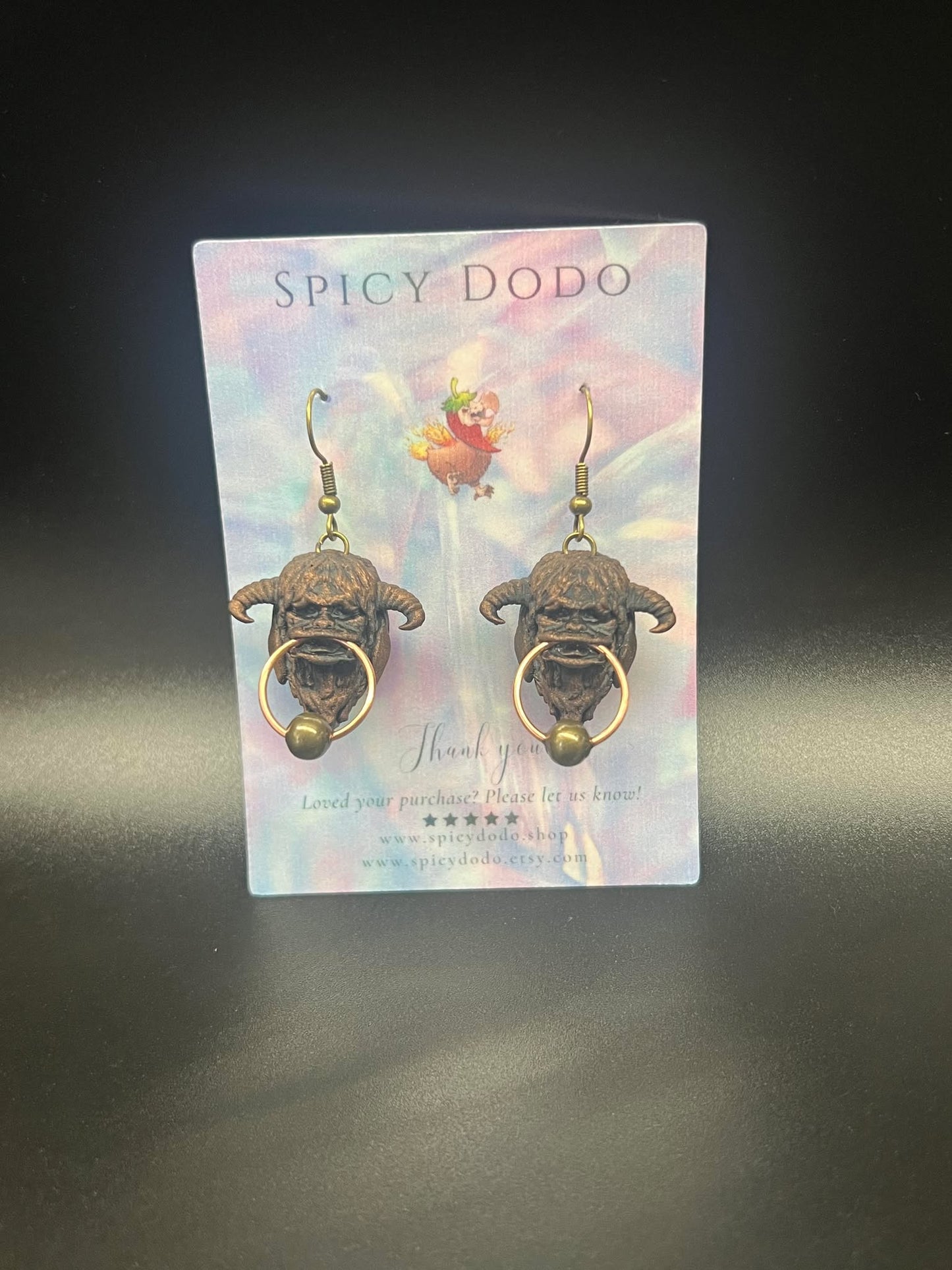 Labyrinth Ludo Earrings