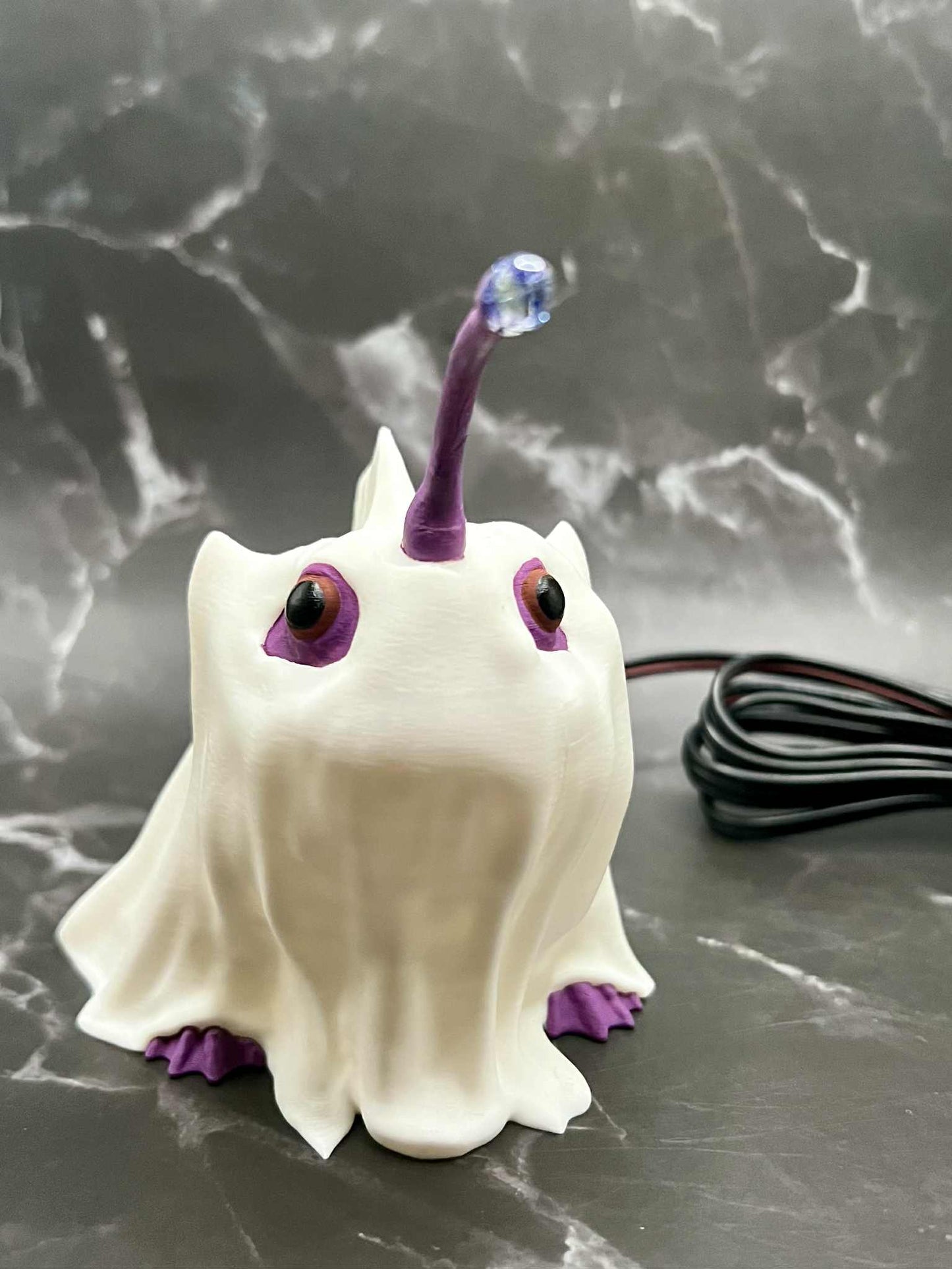 Ark Survival Inspired Halloween Bulbdog Ghost Lamp – Flickering LED Glow Collectible