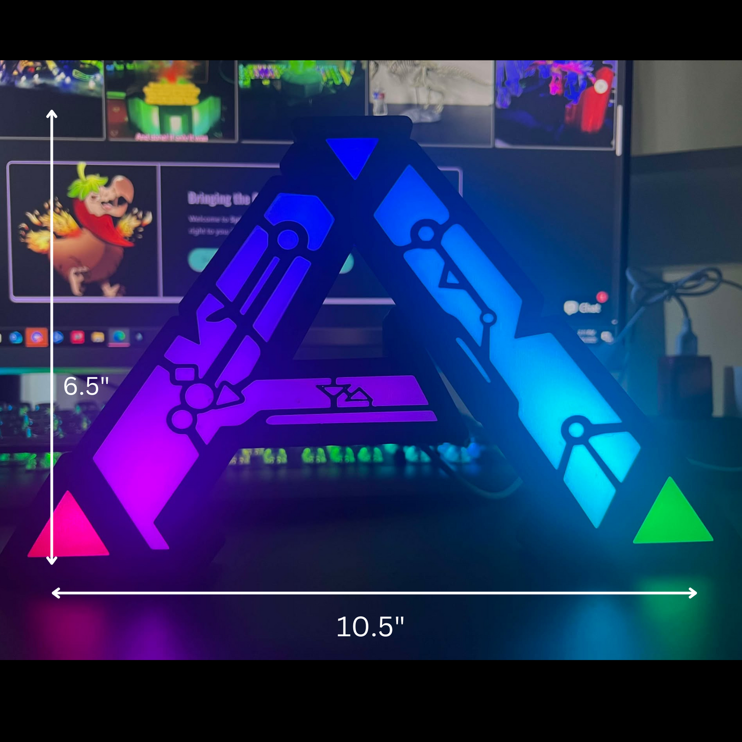 ARK Survival 3D LED Logo Sign – Smart RGB Gaming Decor