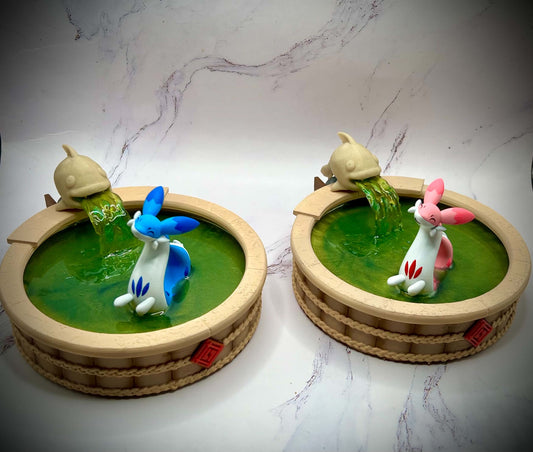 Palworld Inspired Chillet or Chillet Ignis Hot Spring Decor