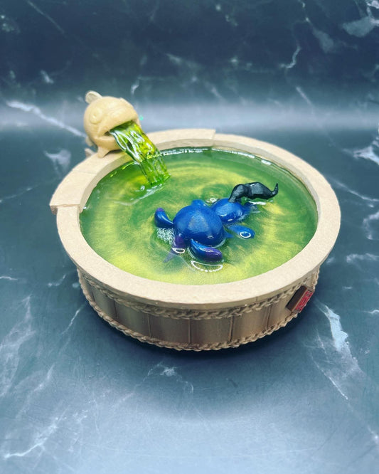 Palworld Inspired Depresso Hot Spring Decor