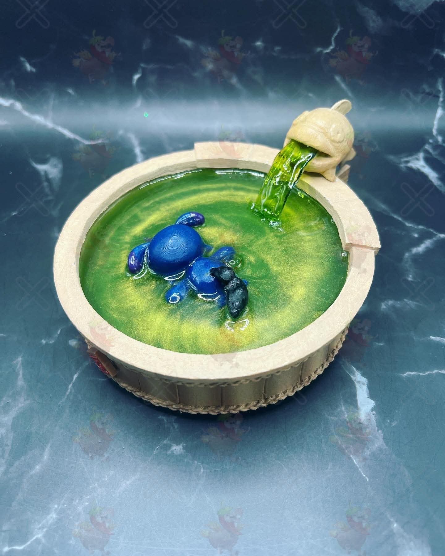 Palworld Inspired Depresso Hot Spring Decor