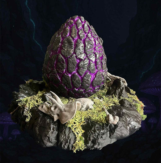 Ark Survival Inspired GIANT Rock Drake Egg Nest - Illuminates!