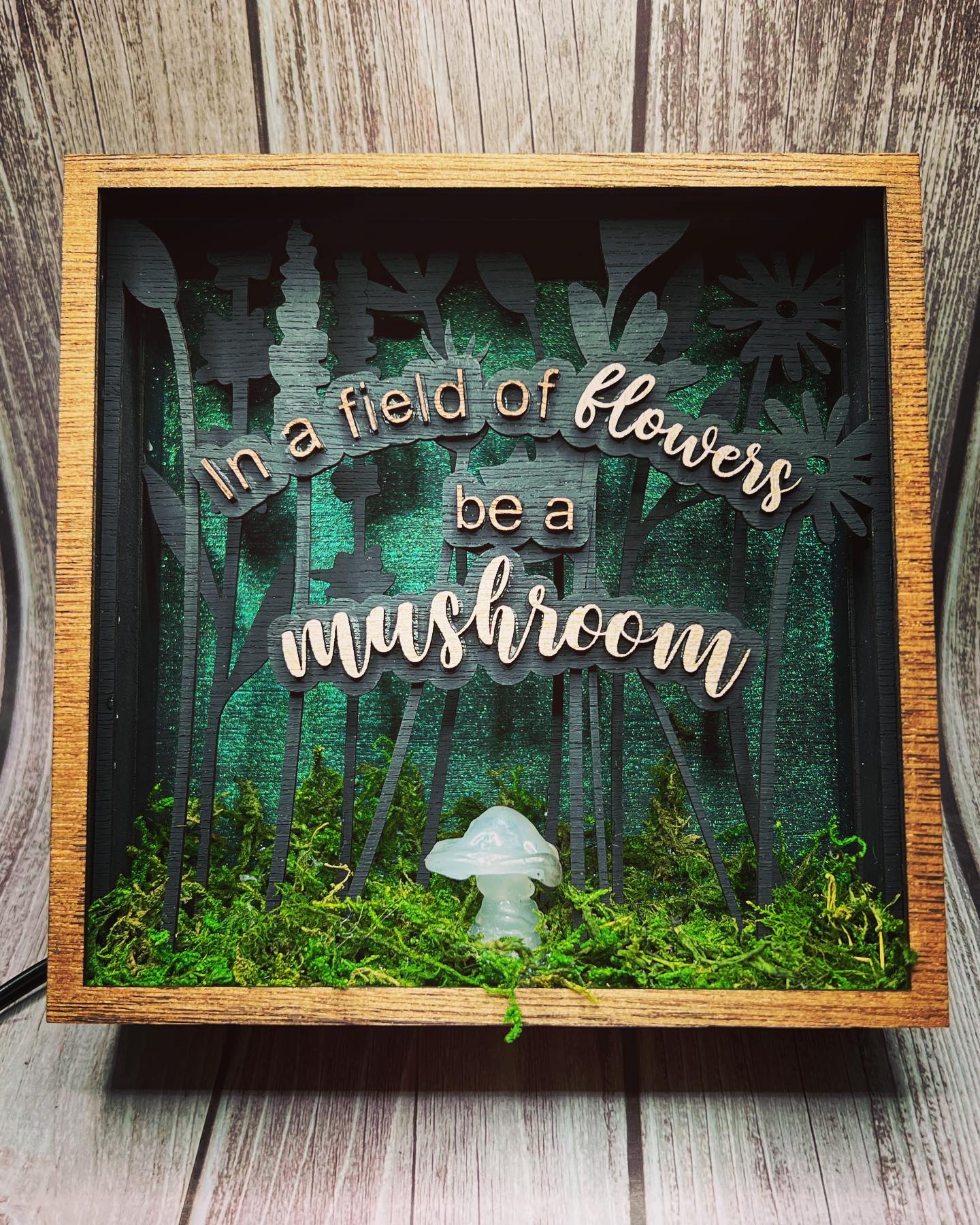 Be a Mushroom Shadowbox