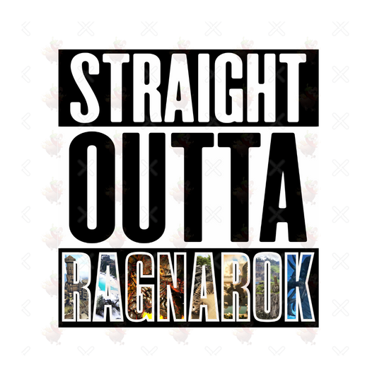 Straight Outta Ragnarok Sticker