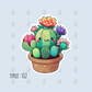 Kawaii Succulent Stickers