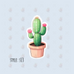 Kawaii Succulent Stickers