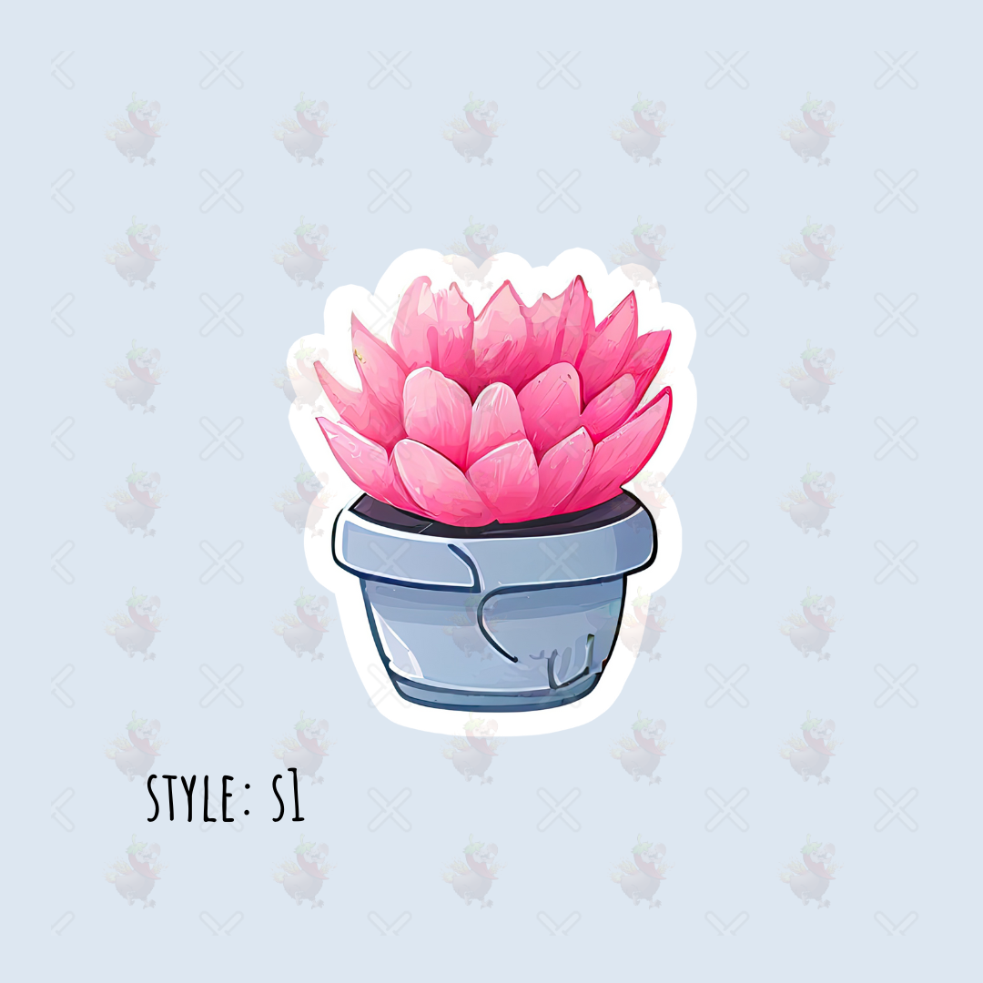kawaii succulent Kawaii Succulent Stickers – spicydodo