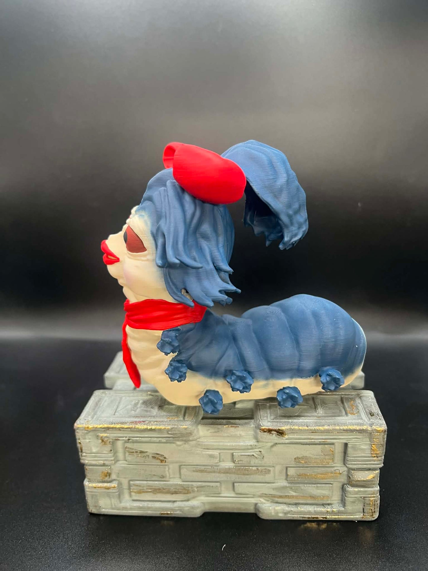 Labyrinth Inspired Worm Figurine - with Missus & Baby Worm!