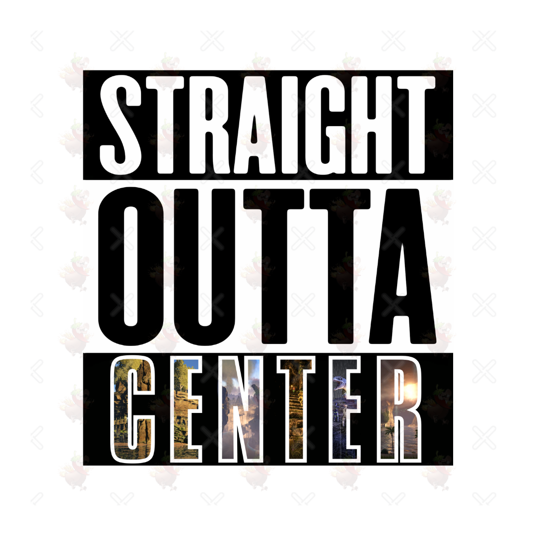 Straight Outta Center Sticker