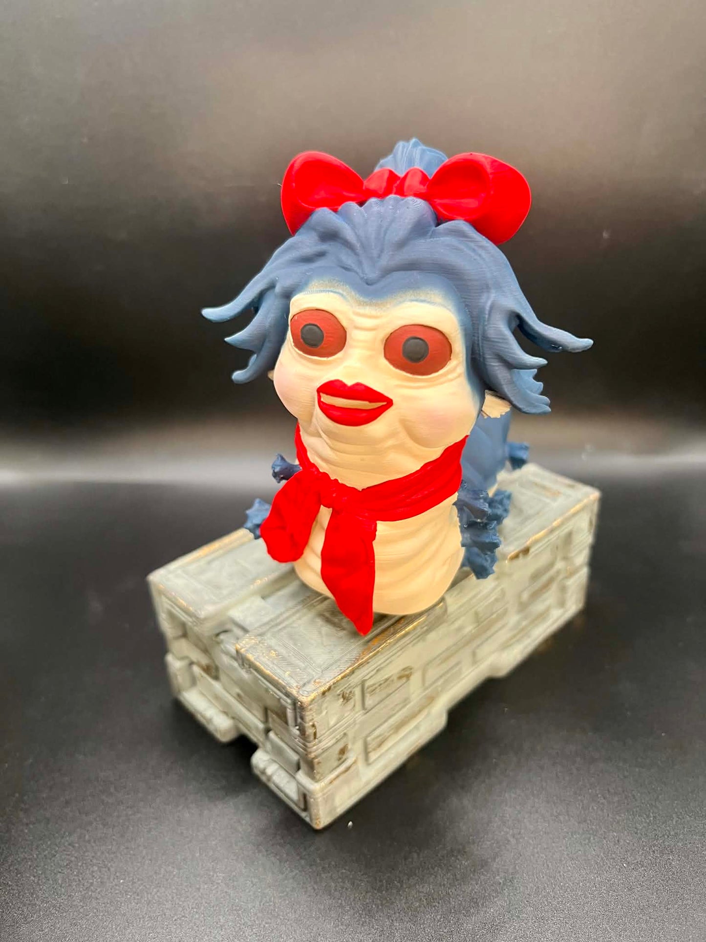 Labyrinth Inspired Worm Figurine - with Missus & Baby Worm!