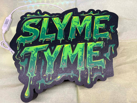 Slimey Custom Commission RGB Display Light Box
