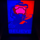 Master Chief “BELIEVE” RGB Display Light Box | Halo-Inspired LED Wall Art | Sound Reactive Gaming Decor