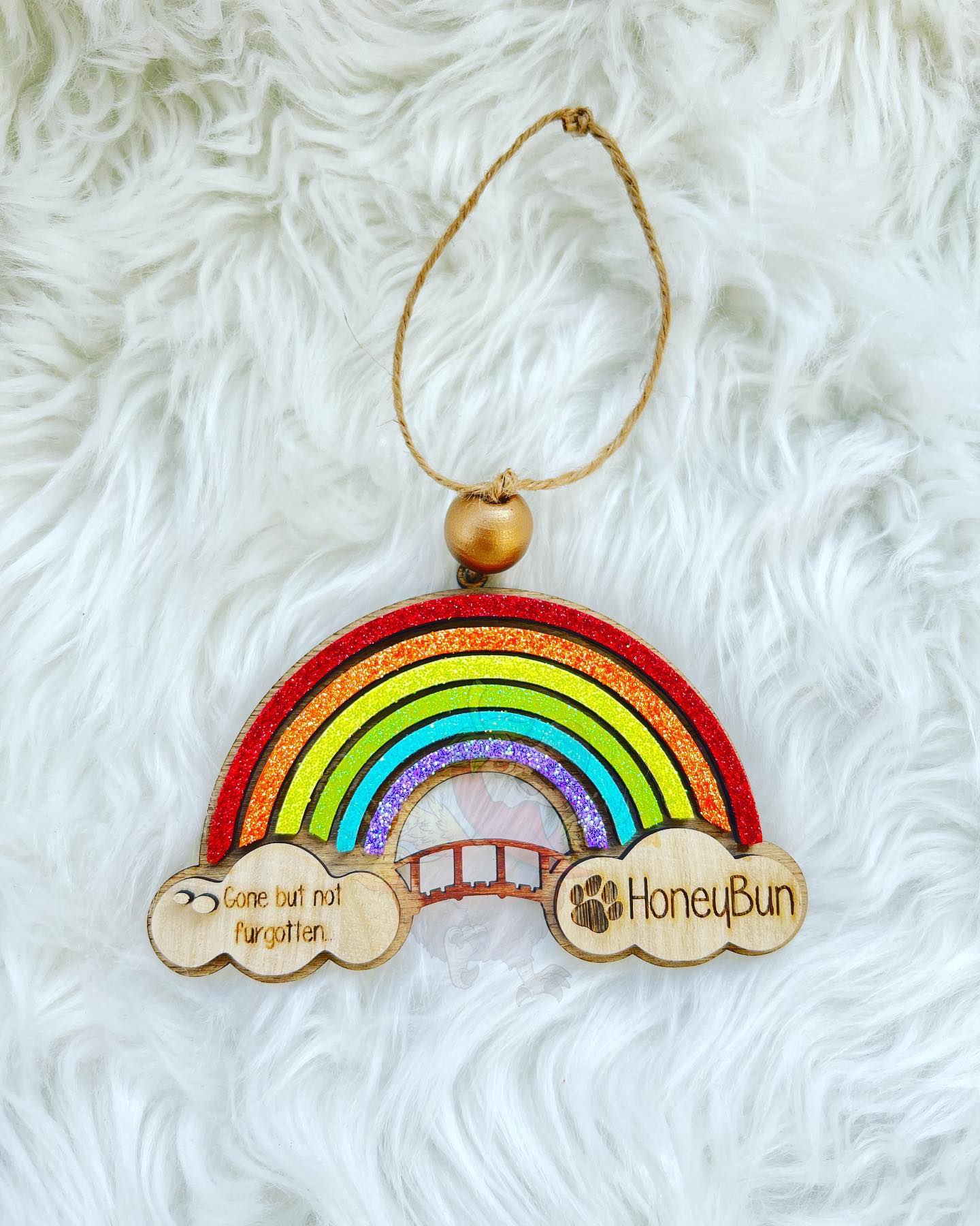 Rainbow Bridge Pet Memorial Ornament