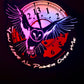 Labyrinth-Inspired RGB Owl Clock Display – “You Have No Power Over Me” – Lighted Wall Art