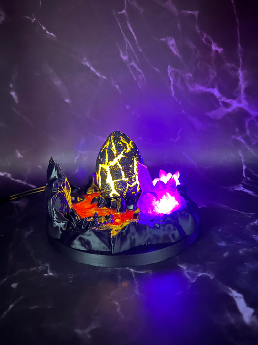 Ark Survival Evolved Inspired Magmasaur Egg & Nest (Illuminates!)