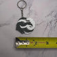 Neverending Story Auryn Style 3D Printed Keychain: Falkor and Gmork