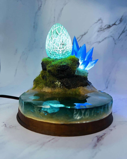 Tropical Crystal Wyvern Egg Nest (Illuminates)!