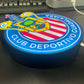 Chivas LED Light Box – Multicolor, Sound-Reactive, Wall-Mounted Soccer Fan Decor