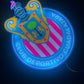 Chivas LED Light Box – Multicolor, Sound-Reactive, Wall-Mounted Soccer Fan Decor