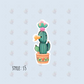 Kawaii Succulent Stickers