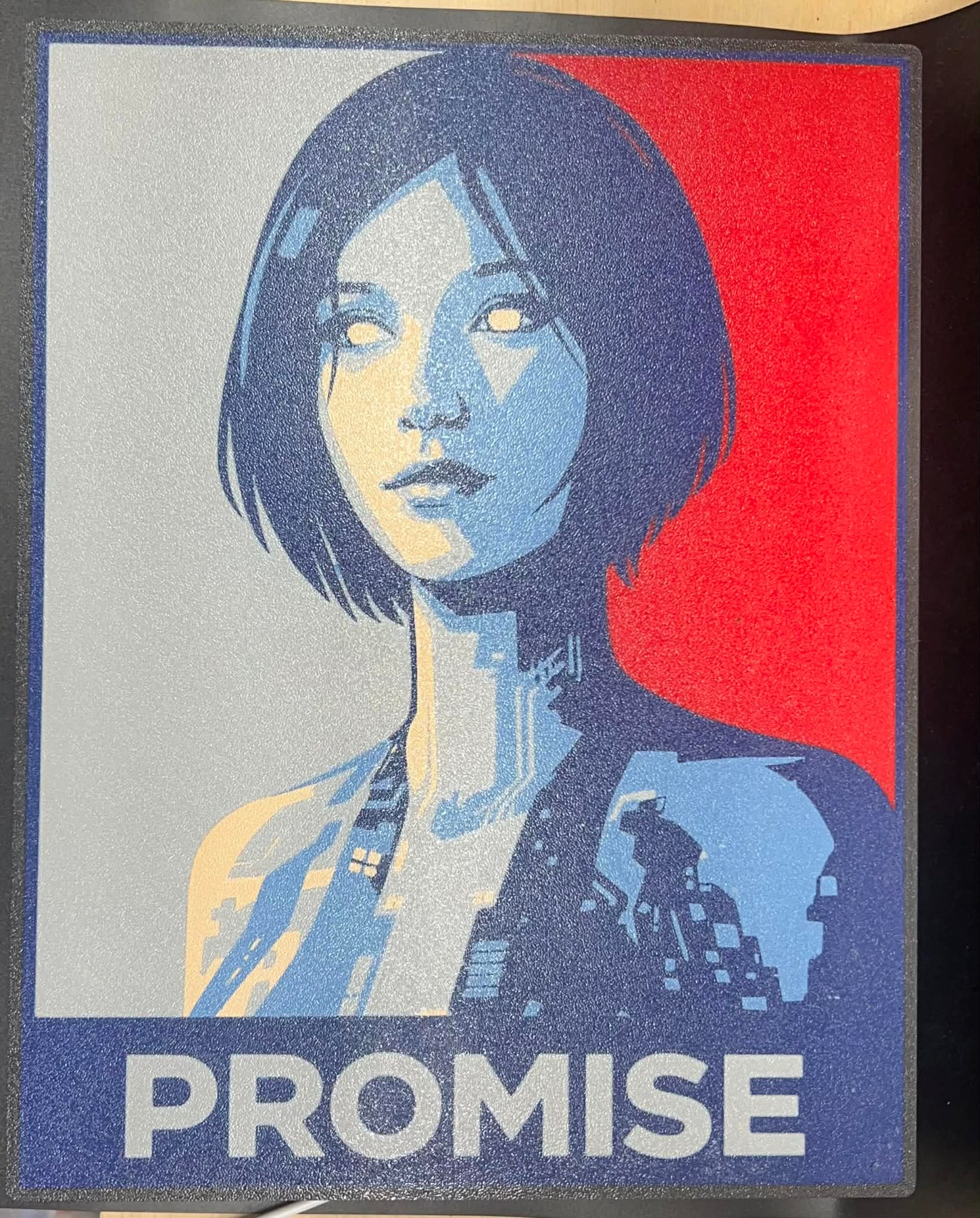 Halo Inspired Cortana “PROMISE” RGB Display Light Box