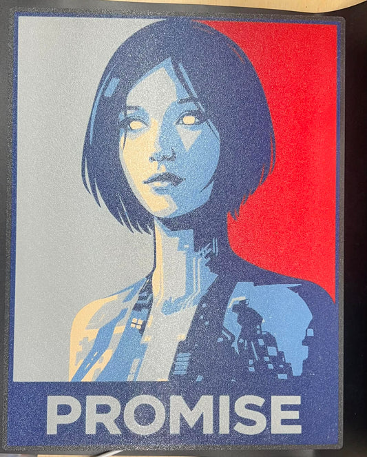 Halo Inspired Cortana “PROMISE” RGB Display Light Box