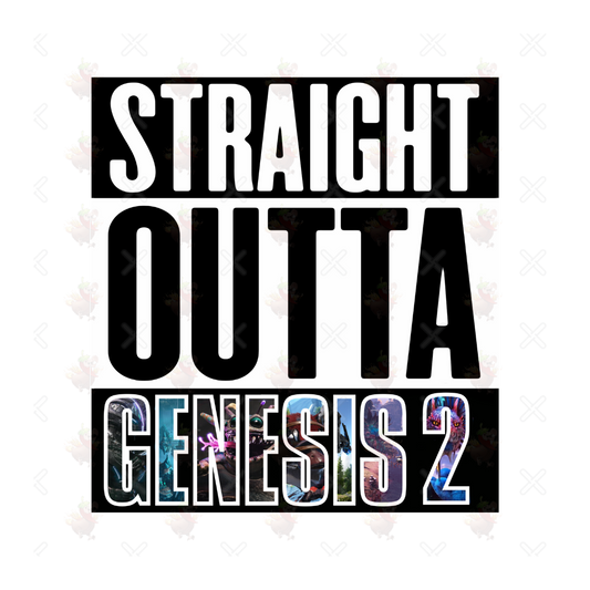 Straight Outta Genesis Part 2 Sticker