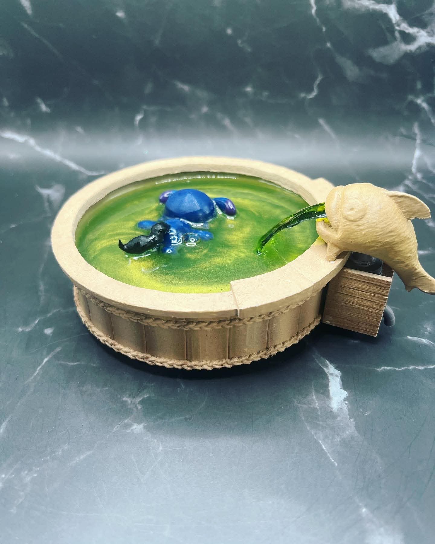 Palworld Inspired Depresso Hot Spring Decor