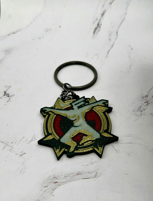 Halo Inspired Ninja Medal Keychain