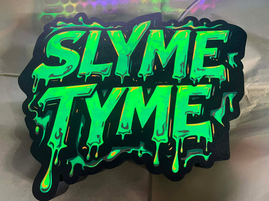 Slimey Custom Commission RGB Display Light Box