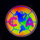 Club América 3D LED RGB Light Box – Multicolor, Sound-Reactive, Wall-Mounted Soccer Fan Decor