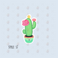 Kawaii Succulent Stickers