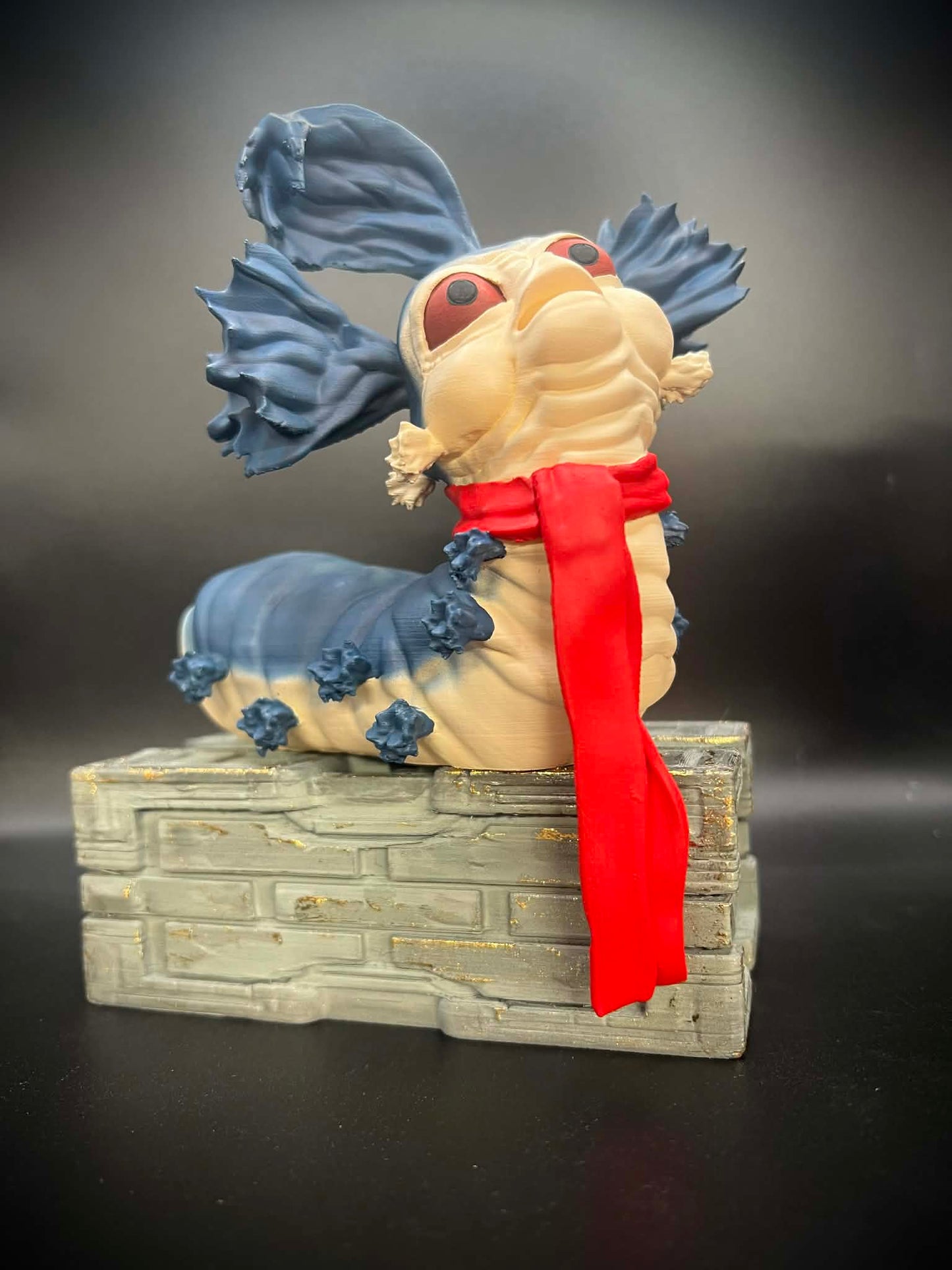 Labyrinth Inspired Worm Figurine - with Missus & Baby Worm!