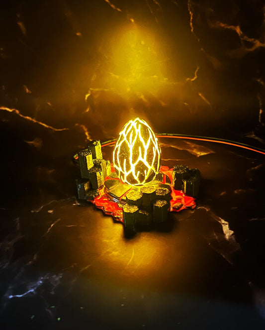 Fire Wyvern Egg Nest (Illuminates!)