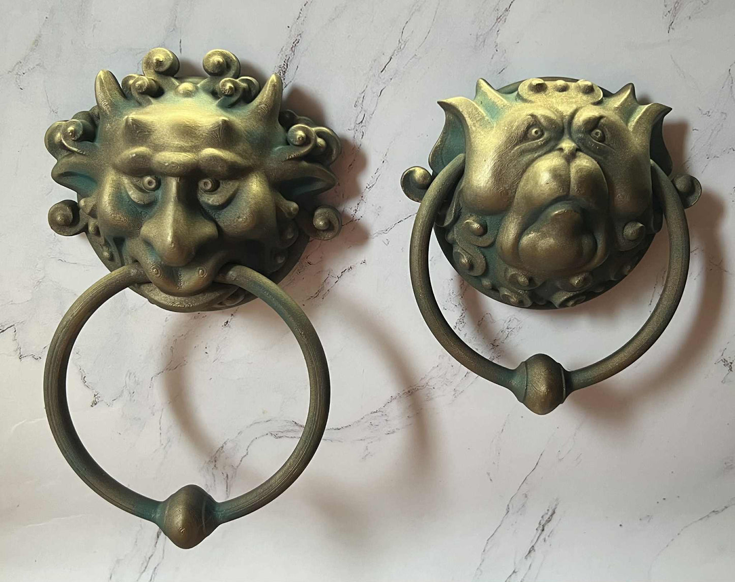 Labyrinth-Inspired Door Knockers: Magnetic & Wall-Mountable