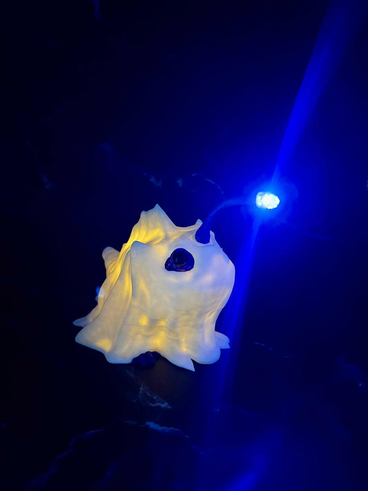 Ark Survival Inspired Halloween Bulbdog Ghost Lamp – Flickering LED Glow Collectible