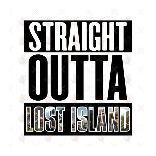 Straight Outta Lost Island Sticker