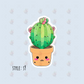 Kawaii Succulent Stickers