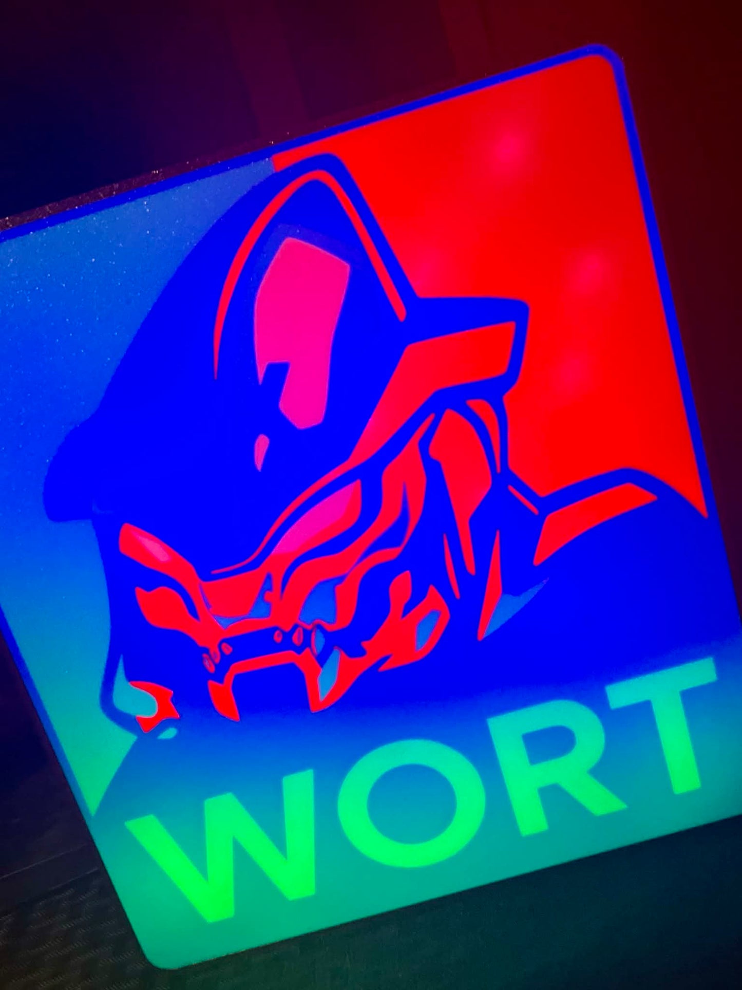 Halo Inspired Wort Lightbox
