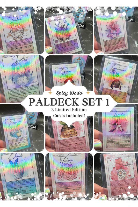 Palword Paldeck Inspired Fan Art Cards: Set 1